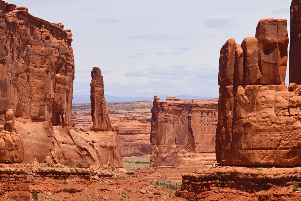 Ausblick vom Park Avenue Viewpoint im Arches Nationalpark