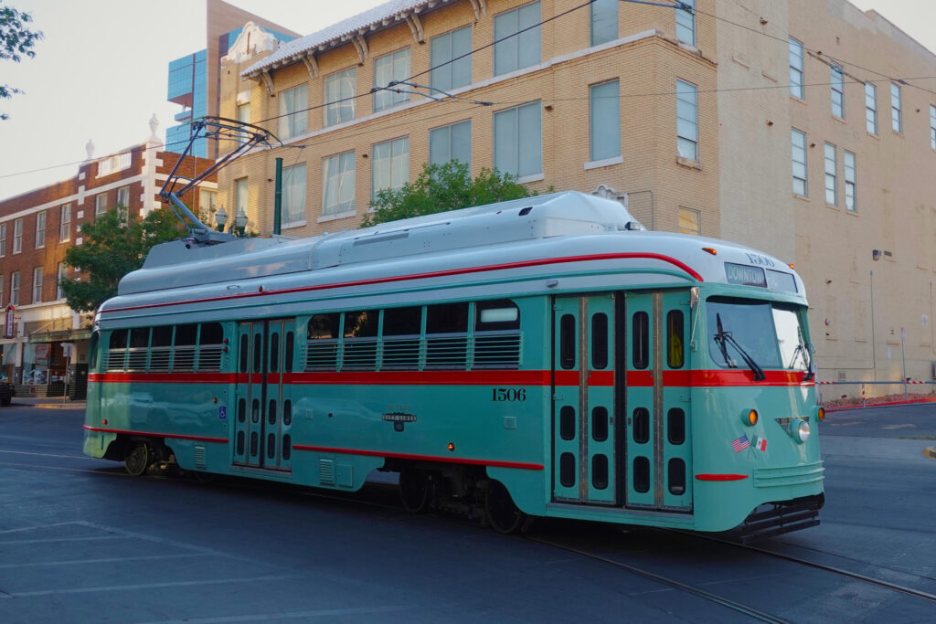 Tram in El Paso