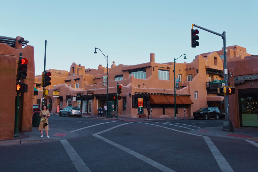 Adobe-Häuser in Santa Fe